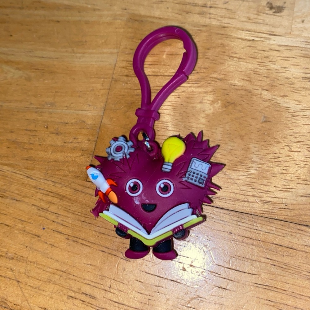 2023-2024 Kids Heart Challenge Character "Spark" Pink Keychain Collectible